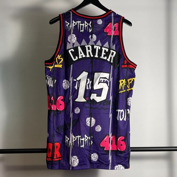 Men's Mitchell & Ness Toronto Raptors Carter Jersey size XL or XXL - Picture 2 of 2